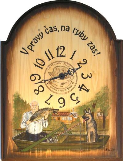 Hodiny pro rybáře